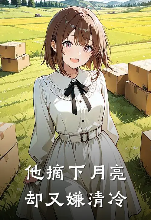 他摘下月亮，却又嫌清冷