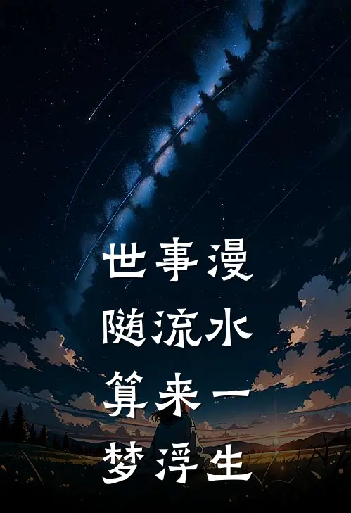 世事漫随流水，算来一梦浮生