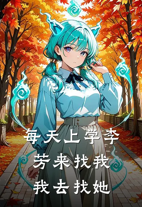 每天上学()李芳来找我,()我去找她